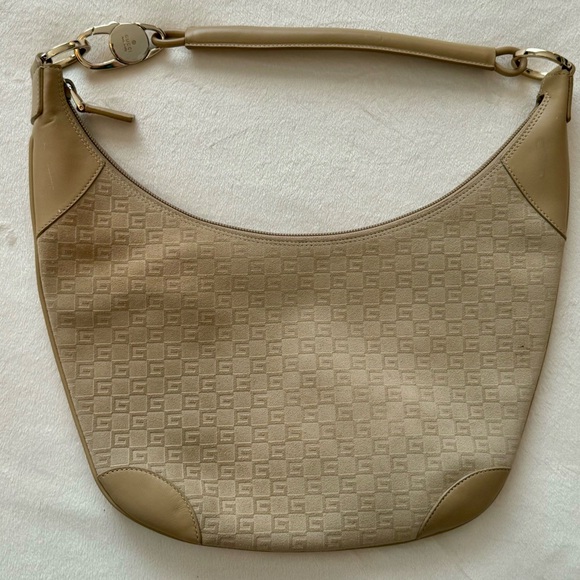 (100% Authentic)- Vintage Embossed Suede Hobo,All Products : American Fashion Style Bags On Sale